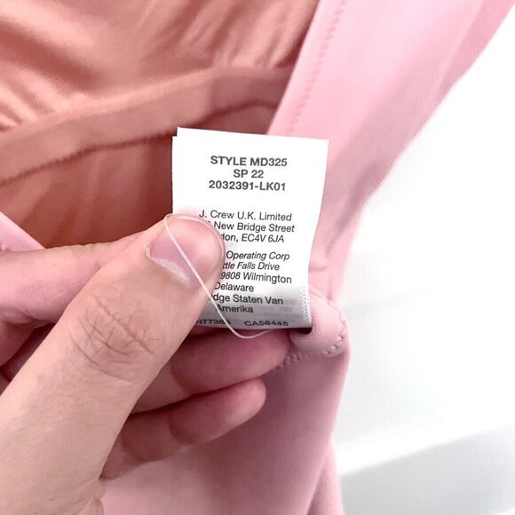 NWT Madewell Second Wave Square-Neck Tank One-Piece Swimsuit Pink Icing Size M - Picture 7 of 8
